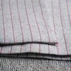 Women's Gray Striped Blazer with Notched Lapels and a Gathered Waist