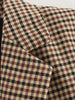 Women's Fall-Winter Houndstooth Blazer with a Single-Breasted Front