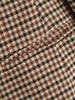 Women's Fall-Winter Houndstooth Blazer with a Single-Breasted Front