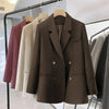 Women's Relaxed-Fit Blazer Jacket with a Lined Interior in Six Colors