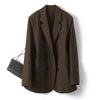 Women's Relaxed-Fit Blazer Jacket with a Lined Interior in Six Colors