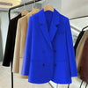 Women's Relaxed-Fit Blazer Jacket with a Lined Interior in Six Colors