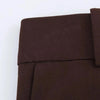 Women's KONDALA Chic Casual Solid Suit Pockets Button Blazer Straight Loose Pants Zipper Skirt Autumn Winter Sets