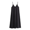 MUJER Black Slip Long Dresses for Women Red Draped Summer Dress Woman Sexy Backless Maxi Women Summer Beach Dresses