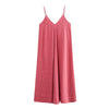 MUJER Black Slip Long Dresses for Women Red Draped Summer Dress Woman Sexy Backless Maxi Women Summer Beach Dresses