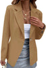 Women's Long-Sleeve Blazer with a Single-Button Front in Seven Colors