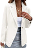Women's Long-Sleeve Blazer with a Single-Button Front in Seven Colors