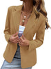 Women's Long-Sleeve Blazer with a Single-Button Front in Seven Colors