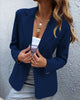 Women's Long-Sleeve Blazer with a Single-Button Front in Seven Colors