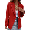 Women's Long-Sleeve Blazer with a Single-Button Front in Seven Colors