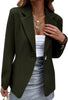 Women's Long-Sleeve Blazer with a Single-Button Front in Seven Colors