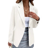 Women's Long-Sleeve Blazer with a Single-Button Front in Seven Colors