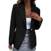 Women's Long-Sleeve Blazer with a Single-Button Front in Seven Colors