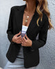 Women's Long-Sleeve Blazer with a Single-Button Front in Seven Colors