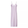 Women Off Shoulder Pink Satin Maxi Dress