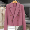 Women's Cropped Double-Breasted Blazer in Six Colors