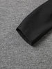 Women's Black Blazer with Sheer Mesh Panels and Long Sleeves