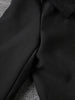 Women's Black Blazer with Sheer Mesh Panels and Long Sleeves