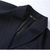 Women's Double-Breasted Blazer Jacket with Notched Lapels for Autumn