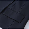 Women's Double-Breasted Blazer Jacket with Notched Lapels for Autumn