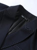 Women's Double-Breasted Blazer Jacket with Notched Lapels for Autumn
