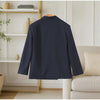 Women's Double-Breasted Blazer Jacket with Notched Lapels for Autumn