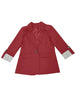 Women's Single-Button Blazer with a Turn-Down Collar and Spliced Detail in Five Colors
