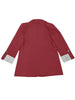 Women's Single-Button Blazer with a Turn-Down Collar and Spliced Detail in Five Colors