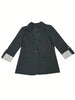 Women's Single-Button Blazer with a Turn-Down Collar and Spliced Detail in Five Colors