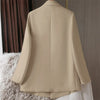 Women's Oversized Button-Up Blazer with a Relaxed Fit