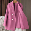 Women's Oversized Button-Up Blazer with a Relaxed Fit