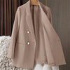 Women's Oversized Button-Up Blazer with a Relaxed Fit