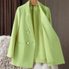 Women's Oversized Button-Up Blazer with a Relaxed Fit