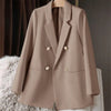 Women's Oversized Button-Up Blazer with a Relaxed Fit