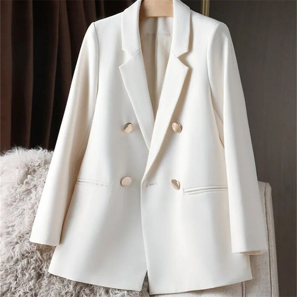 Women's Oversized Button-Up Blazer with a Relaxed Fit