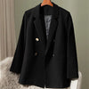 Women's Oversized Button-Up Blazer with a Relaxed Fit