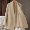 Women's Oversized Button-Up Blazer with a Relaxed Fit
