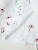 Women's Loose-Fit Floral Blazer with a Tie-Waist Sash and Front Pockets for Spring and Autumn