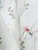 Women's Loose-Fit Floral Blazer with a Tie-Waist Sash and Front Pockets for Spring and Autumn
