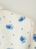 Women's Loose-Fit Floral Blazer with a Tie-Waist Sash and Front Pockets for Spring and Autumn