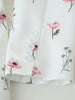 Women's Loose-Fit Floral Blazer with a Tie-Waist Sash and Front Pockets for Spring and Autumn