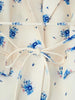 Women's Loose-Fit Floral Blazer with a Tie-Waist Sash and Front Pockets for Spring and Autumn