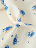 Women's Loose-Fit Floral Blazer with a Tie-Waist Sash and Front Pockets for Spring and Autumn