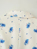 Women's Loose-Fit Floral Blazer with a Tie-Waist Sash and Front Pockets for Spring and Autumn