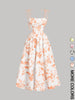 Women's Print Spaghetti Strap Summer Dress Casual A-Line