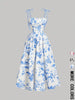 Women's Print Spaghetti Strap Summer Dress Casual A-Line