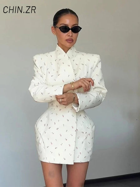 Women's Printed Blazer