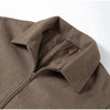 Women's Short Wool Blazer Coat with Notched Lapels and Pockets