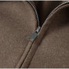 Women's Short Wool Blazer Coat with Notched Lapels and Pockets