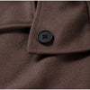 Women's Short Wool Blazer Coat with Notched Lapels and Pockets
